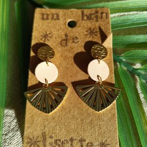 boucles d'oreilles un brin de lisette