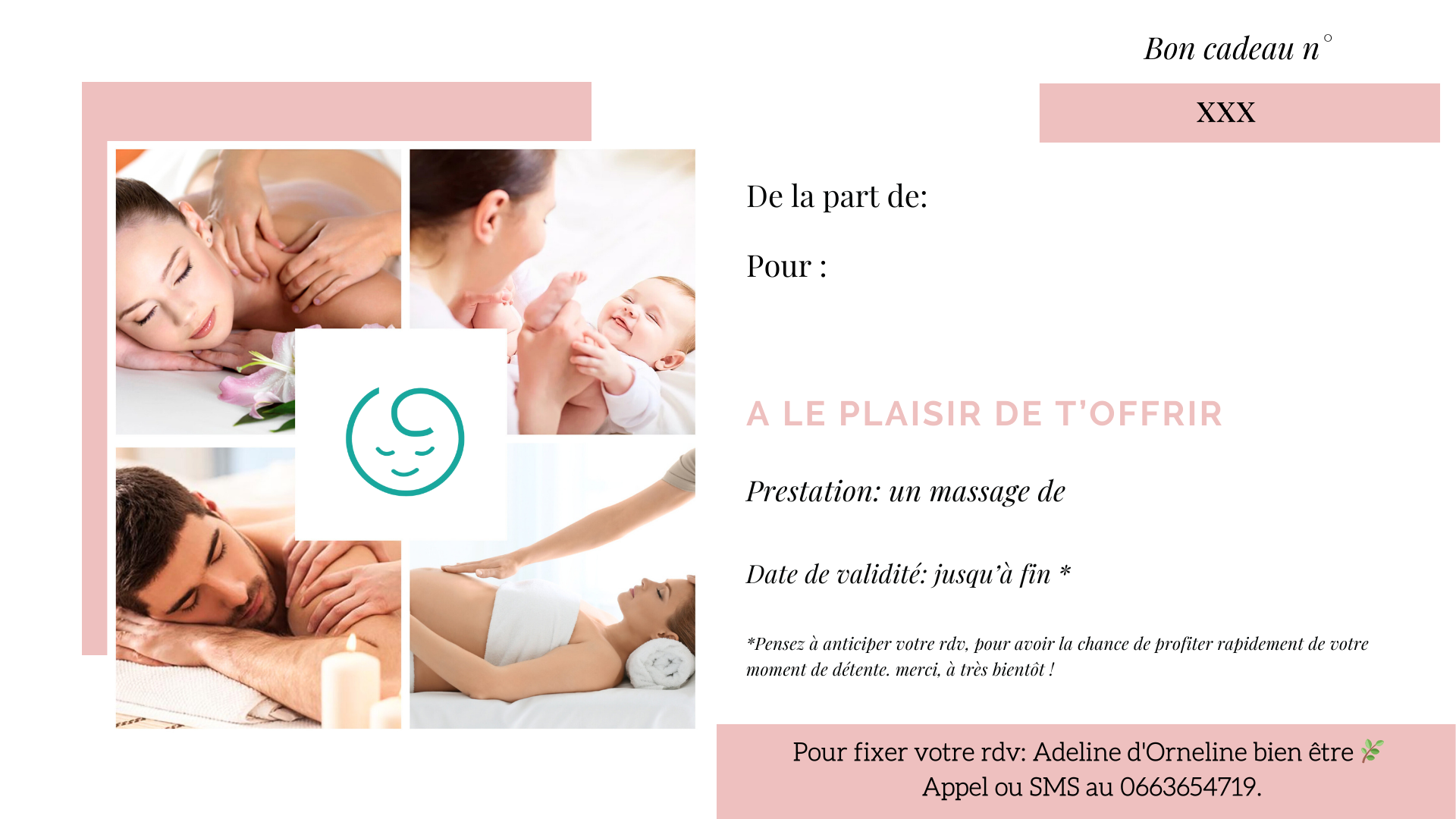 carte cadeau Orneline bien etre massage 95 carte cadeau Orneline bien etre massage 95